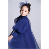 tia cibani crush pleated smock dress licorice tulle, girl's formal dresses