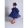 tia cibani crush pleated smock dress licorice tulle, girl's formal dresses