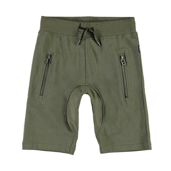 molo ashton shorts vegetation, boy's sweat shorts