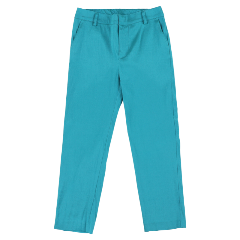 caroline bosmans pant tafta turquoise