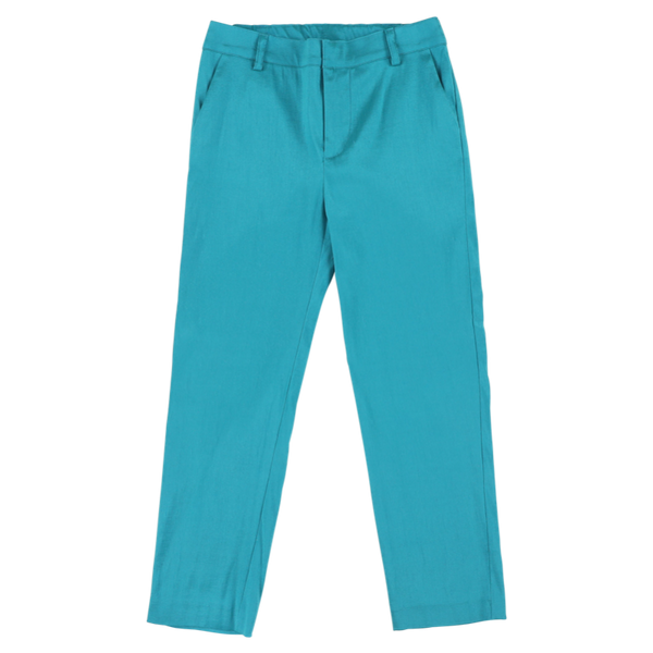 caroline bosmans pant tafta turquoise