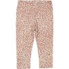 marmar copenhagen leggings rose brown leo, baby's sustainable everyday bottoms