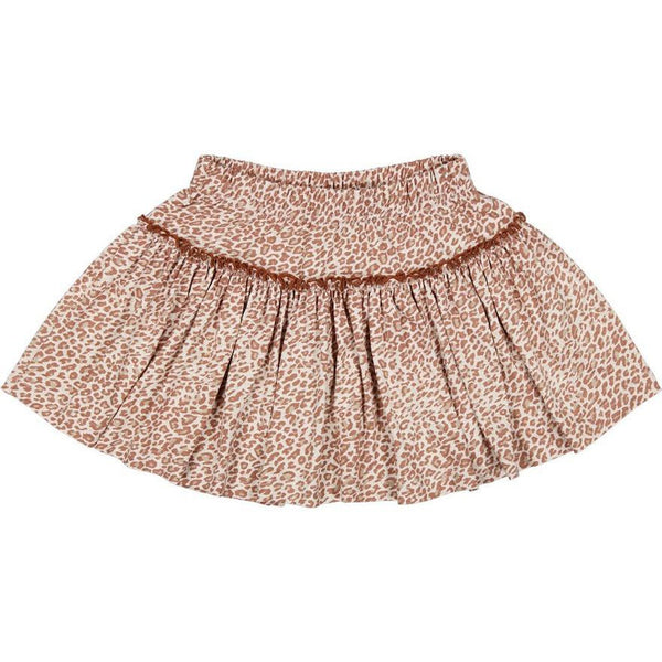 marmar copenhagen skirt rose brown leo, girl's sustainable skirts bottoms