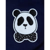 mini rodini panda jacket navy, children's unisex outerwear