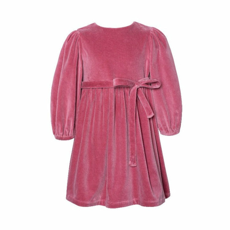 Baby pink sales velvet dress