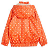 mini rodini polka woven dot sporty jacket red