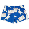 mini rodini pigeons aop sweatshorts blue