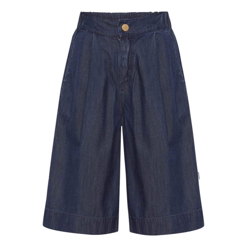 molo alenna culottes dark blue wash