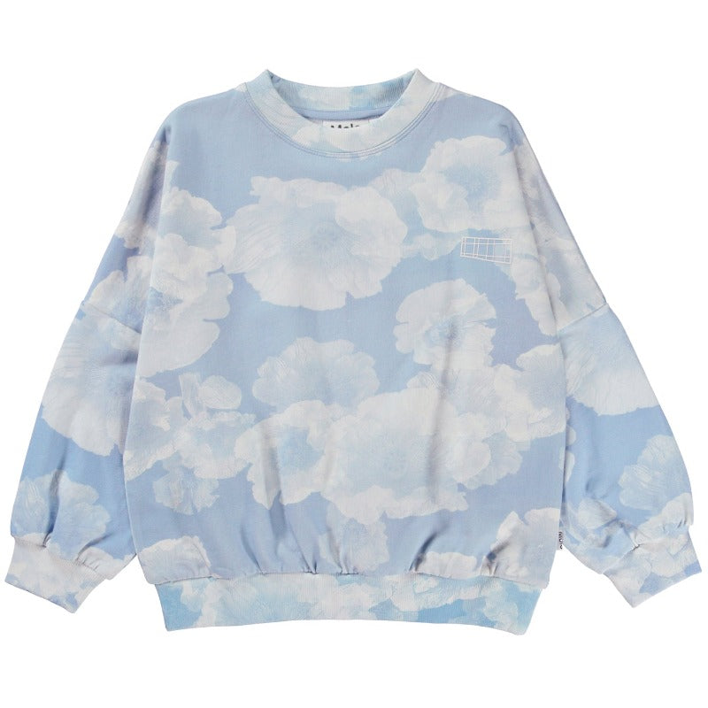 molo marika sweatshirt cloudy poppies
