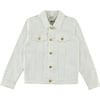 molo hattie jacket white star, girl's fashion outerwear