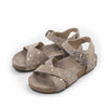 bonton crossed stars sandals taupe