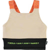molo olivia sports top sporty block, girl's sustainable athletic tops