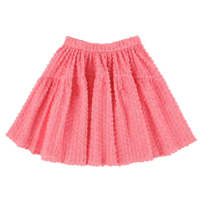 caroline bosmans midi skirt rose pink