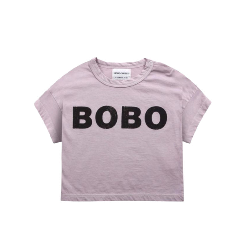 bobo choses iconic collection short sleeve baby t-shirt, organic cotton