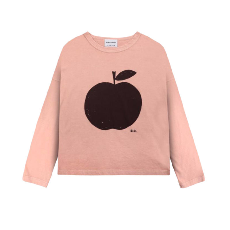 bobo choses iconic collection kid's poma long sleeve t-shirt, organic cotton