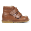 angulus starter boot with velcro cognac, children toddler shoes