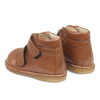angulus starter boot with velcro cognac, children toddler shoes