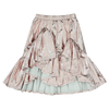 caroline bosmans metallic ruffle skirt pink