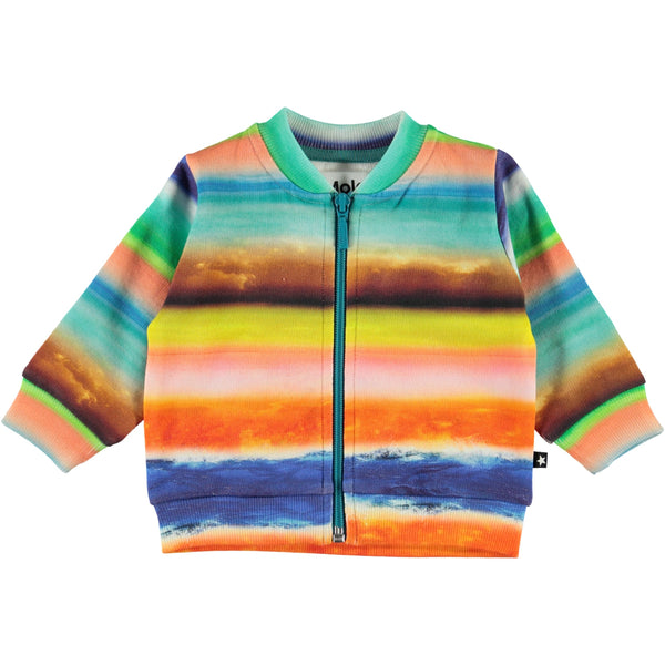 molo duff sweatshirt sunset stripes - kodomo boston, fast shipping