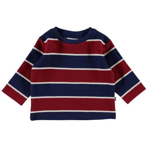 molo diorian baby sweatshirt color stripes, baby boy clothes at kodomo boston free shipping