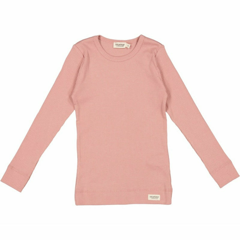 marmar copenhagen plain long sleeve tee coral haze