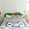 donna wilson bear shaped cotton throw