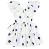 caroline bosmans dress drippy white