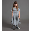 nununu embroidered control freak dress heather grey, kodomo boston