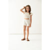 paade mode embroidered cotton top milan white, girl's ruffle cotton blouse