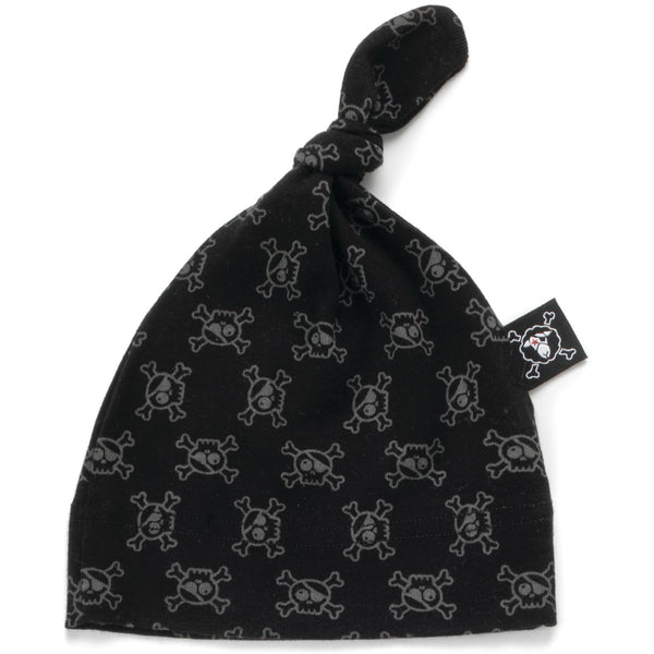 nununu mini skull hat black - kodomo hats - children's clothing in boston, nununu - bobo choses, atsuyo et akiko, belle enfant, mamma couture, moi, my little cozmo, nico nico