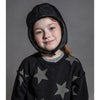 nununu puffy aviator hat black, available at kodomo boston 