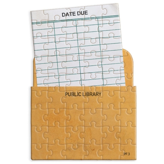 gibbs smith library card jiggie puzzle