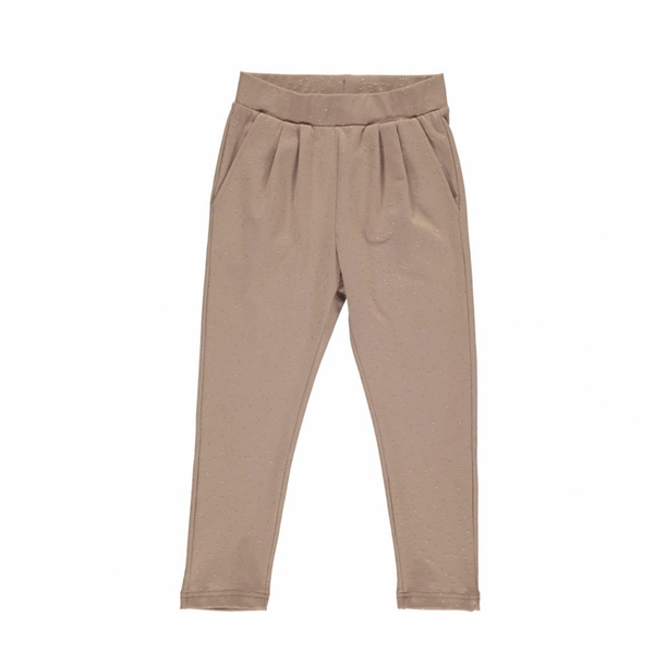 marmar copenhagen patina jersey pants rose nut lurex - kodomo boston, fast shipping