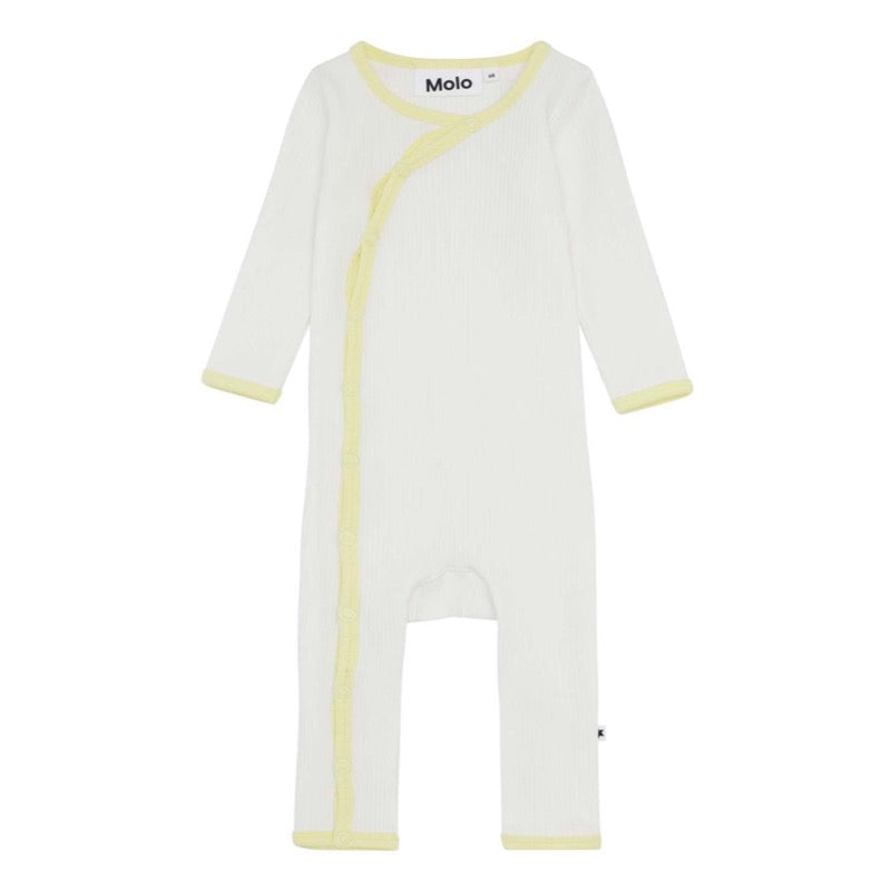 molo fellow baby bodysuit white star