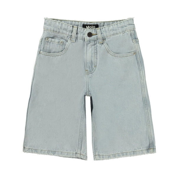 molo art shorts faded denim