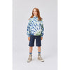 molo maxx hooded sweatshirt blue green dye