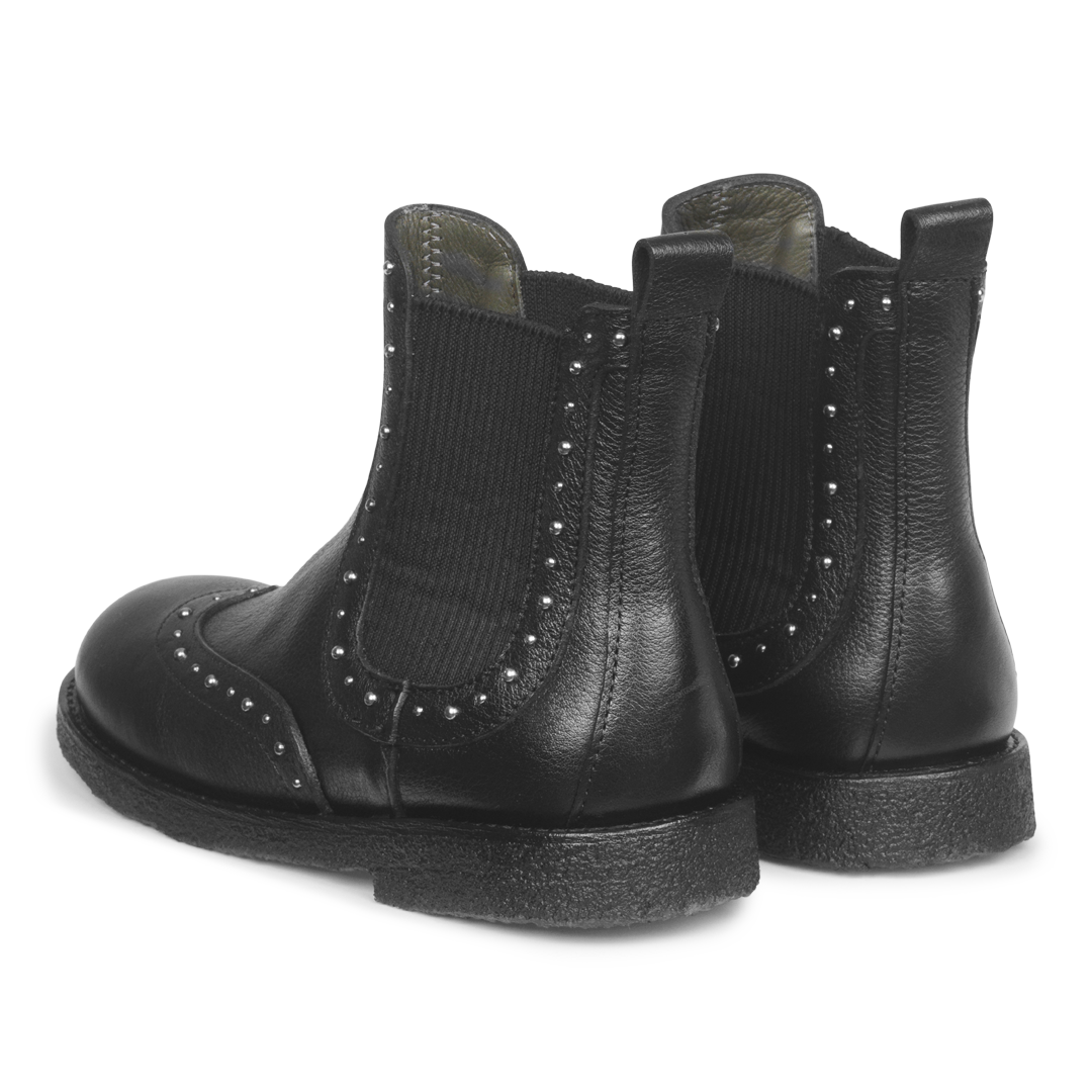 kodomo angulus tex boot with zipper and lace grey