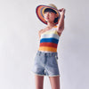 molo rabia sleeveless t-shirt glowy rainbow