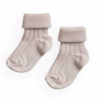 belle enfant turn top socks petal pink - kodomo boston, belle enfant accessories, new belle enfant, newborn socks