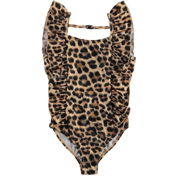 molo nathalie swimsuit jaguar, girl's uv protection swimwear