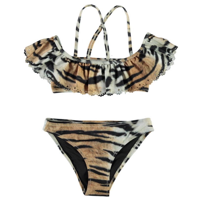 molo neptune natacha bikini tiger stripes