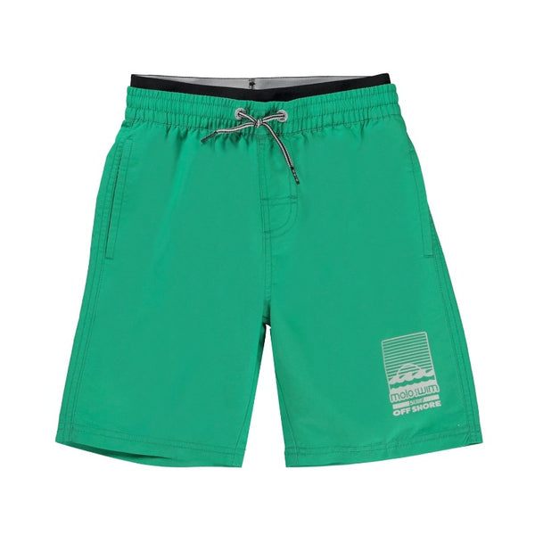 molo neal swim shorts surf green
