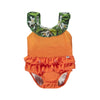 molo nalani baby swimsuit orange