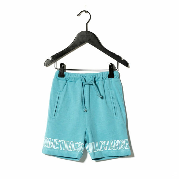 sometime soon rio shorts light blue