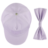 caroline bosmans cap with bow purple