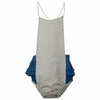 popelin blue romper with frill