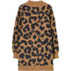 finger in the nose aliena long cardigan leopard