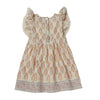 bonheur du jour amelia dress rose ecru, girls cotton dresses