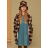 kids on the moon ruby plaid hat, children accessories, bucket hat flannel