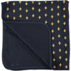 picnik baby blanket all over diamonds navy